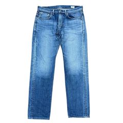 お*☆様 マウジー mvs 25 ライトブルー ブーツカットデニム 美品】MOUSSY マウジー ブーツカットデニム ダークブルー 25