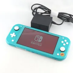 Nintendo Switch Lite あつまれどうぶつの森 ニンテンドースイッチライト HDH-001 USED美品 本体+ACアダプタ まめきち＆つぶきちアロハ柄 ゲーム機 完動品 V1917