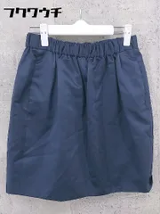 ◇ Drawer ドゥロワー シルク混 ミニ スカート サイズ38 ネイビー レディース 【中古】 【1002801346676】のサムネイル