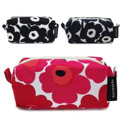 マリメッコ コスメポーチ レディース TIISE MINI UNIKKO ポーチ 小物入れ ミニウニッコ コットン 花柄 marimekko 047196 / 07294 / 070531 メール便発送