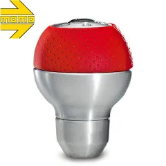 MOMO モモ シフトノブ RACE AIR LEATHER ALUMINIUM RED レースエアーレザーアルミニウム レッド パフォームドレッドレザー 車 SK26