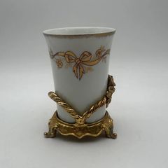 Matson　マトソン　リボンモチーフ　ローズ　タンブラー　コップ　お250411-1