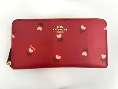 ✨️新品未使用✨️COACH チェリー柄 長財布 COACH コーチ 長財布 レザー チェリー さくらんぼ プリント ロゴ