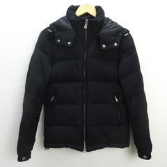 D■シップス/SHIPS ウール ダウンジャケット JKT【M】黒/MENS/18【中古】