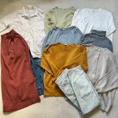 【10点まとめ売り】CINEMA CLUB シネマクラブ 春秋 パンツ リブニット 詰め合わせ10点セット レディースLサイズ