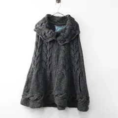 アズノウアズオオラカ　新品　たっぷり感なポンチョ　ニット　size Free アズノウアズオオラカ 新品 たっぷり感なポンチョ ニット size