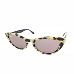 Ray-Ban レイバン サングラス ニーナ  マーブルトーン/プラスチック//ケース付 RB4314-N   ブラック×ベージュ レディース / 240001167176