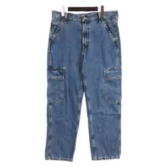 リーバイス Levi's SILVER TAB LOOSE デニム カーゴパンツ ジーンズ ストレート コットン ライトブルー W32