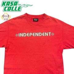 【INDEPENDENT】インディペンデント NHSタグ アイアンクロスロゴプリントTシャツ