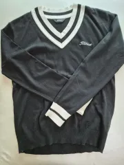 美品 Titleist チェック柄 タートルネックニット タイトリスト 美品 Titleist チェック柄 タートルネックニット タイトリスト