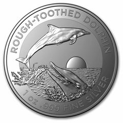 [保証書・カプセル付き] 2023年 (新品) オーストラリア「シワハイルカ・ドルフィン」純銀 1オンス 銀貨