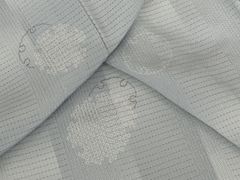お召】単衣 たまご色 トールサイズ 蛍 露草 - メルカリ