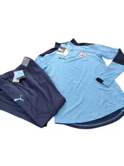 プーマ◆メンズ サッカー  マンチェスターシティ トレーニングパンツ トップス 上下セット