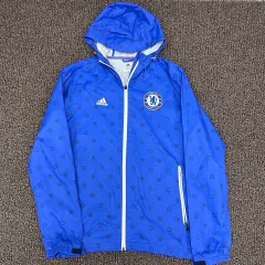 adidas チェルシー ウィンドブレーカー ジャケット ブルー 95サイズ