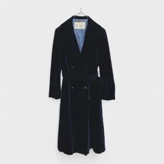 80s ロングコート ストライプ グリーン パイル ユーロヴィンテージ ドイツ製 80s ロングコート ストライプ グリーン パイル ユーロ
