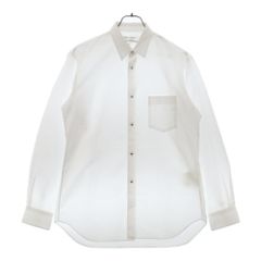 CHROME HEARTS (クロムハーツ) ×COMME des GARCONS SHIRT コムデギャルソンシャツ クロスボールボタン 長袖シャツ ホワイト ZI-B025