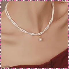 送料無料 2連パールネックレス 結婚式 重ね付け風 レディース フェイクパール 可愛い 韓国風 アクセサリー 上品チョーカーネックレス 人気 トレンド きれいめ プレゼント 大人フェミニン華奢 パーティ オシャレ 入園式卒業式首飾り