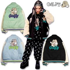 チェックのわんわん大学ジャケット◇GALFY グリーン大型犬(XL) 新品