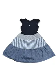 ファミリア ネイビー ワンピース 130