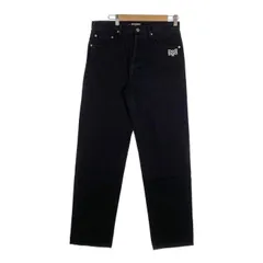 【supreme】レザーパンツ supreme レザーバギーパンツ - メルカリ