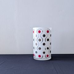【送料無料】　ソットサス　Sottsass Associati　hwc Egizia　花瓶　フラワーベース　ポストモダン　ディスプレイ　撮影小物　小道具　時代物　年代物　アンティーク　古道具
