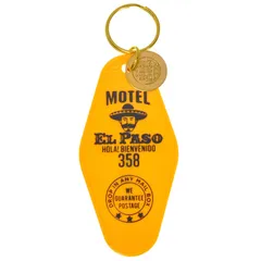 【USA】復刻 エルパソ ビンテージ ホテル モーテル キーホルダー レトロ モーテル 雑貨 アメリカ 西海岸 かっこいい おしゃれ 雑貨 アメリカン雑貨 アメリカン  : USMO-003YE