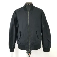 UNIQLO★オーバーサイズ/MA-1/フライトジャケット/ナイロンブルゾン【メンズL/黒/black】ミリタリー/Coats/Jumpers◆zBH323<sale>