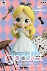 [중고] 피겨 앨리스 (파스텔 컬러) [이상한 나라의 앨리스] Q posket Disney Characters-Alice Thinking Time-