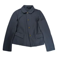 COMMEdesGARCONS ギャルソン 丸襟 ジャケット ネイビー レーヨン 2025年最新】コムデギャルソン 丸襟ジャケットの人気アイテム