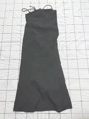 ◇ ⊃ FREE'S MART フリーズマート カジュアル系 半袖 ロング メイドキャミワンピース サイズＳ ブラック系 レディース E  【1508200029924】