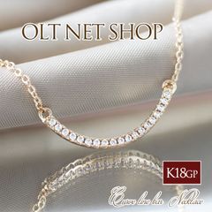 ネックレス レディース シンプル 18金 18k コーティング ピンクゴールド