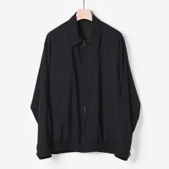 COMOLI 23ss ウールスイングトップ サイズ1 COMOLI(コモリ) 23SSウール スイングトップジップブルゾンX01