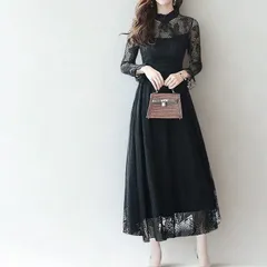 ドレス パーティードレス マキシワンピース ロングドレス ワンピース ロング ブラック