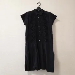 zucca ズッカ 膝丈ワンピース レース ブラック 黒 モード Mサイズ 日本 japan