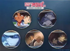 【中古】バッジ・ピンズ 集合 缶バッジセットB(5個セット) 「名探偵コナン THE MOVIE 展 ～銀幕の回顧録(メモワール)～」