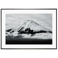 冬写真  新倉山浅間公園からの富士山 インテリアアートポスター写真額装 AS1281