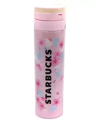 【中古】マグカップ･湯のみ SAKURA2020 ワンタッチステンレスボトル ブライト450ml 「スターバックスコーヒー」
