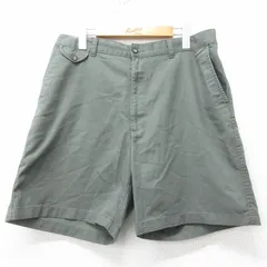 W34/古着 タウンクラフト ショート パンツ ショーツ メンズ 90s 緑 グリーン 25apr05 中古 ボトムス 短パン ショーパン ハーフのサムネイル