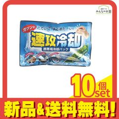 紀陽除虫菊 速攻冷却 携帯用冷却パック 1個入 (K-2001) 10個セット まとめ売り