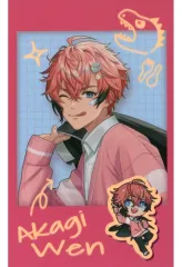 【中古】キャラカード 赤城ウェン(等身＆ミニキャラ) 「バーチャルYouTuber にじさんじ 放課後オリエンス Enjoy School Life! ランダムチェキ風カード」