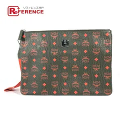 MCM エムシーエム クラッチバッグ ヴィセトス ロゴ レザー
