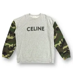 国内正規 CELINE Loose Sweatshirt  ルーズクルーネックスウェット トレーナー レイヤードスウェット セリーヌ 2Y340052H グレー XL 75832A6のサムネイル