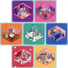 【中古】ポストカード(男性) BTS(防弾少年団) ポストカードセット(7枚組) 「BTS JAPAN OFFICIAL FANMEETING VOL.4 ～Happy Ever After～」