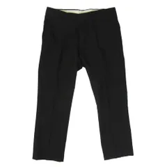 【美品】ワコマリア トラックパンツ ブラック系 ロゴ刺繍 ベルベット XL ルーズフィット サイドライン トラックパンツ XXK4376