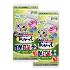 デオトイレ 1週間消臭・抗菌デオトイレ 取りかえ専用 消臭・抗菌シート 10枚×2袋