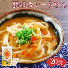 富田屋 カレーうどん 20食 セット 半生 包丁切り カレースープ付 半生麺 さぬき 香川 讃岐 讃岐うどん 香川県 産地直送 お取り寄せグルメ 宅急便