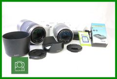 【動作保証・点検済】良品■到着後即使える■SONY NEX-F3 / E 18-55mm / E 55-210mm■バッテリー・チャージャー・8GB SDカード付き■JJ188