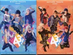 【中古】バッジ・ピンズ(男性) 秋組＆冬組 公演ビジュアル缶バッジ(2種セット) 「Blu-ray＆DVD MANKAI STAGE『A3!(エースリー)』～AUTUMN＆WINTER 2019～ 初演特別限定盤」 封入特典