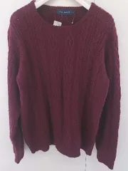 ◇ URBAN RESEARCH アーバンリサーチ 長袖 ケーブル ニット セーター サイズL ボルドー メンズ  【中古】 【1204150006830】
