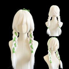 Sky星を紡ぐ子どもたち 緑のねじまげヘア フォービドゥン タワー 祈り 灯籠ブレッド ヘア 石を押す 桜の先祖 コスプレヘア Sky: Children of the Light